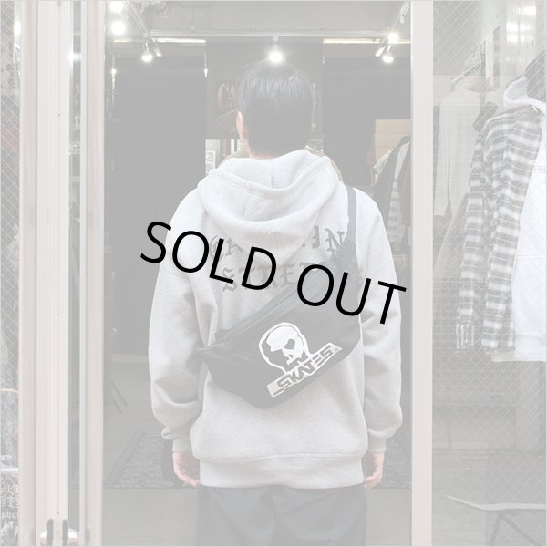 画像2: 【送料無料】SKULL SKATES スカルスケーツ SKULLロゴショルダーバッグ BLACK/WHITE (2)