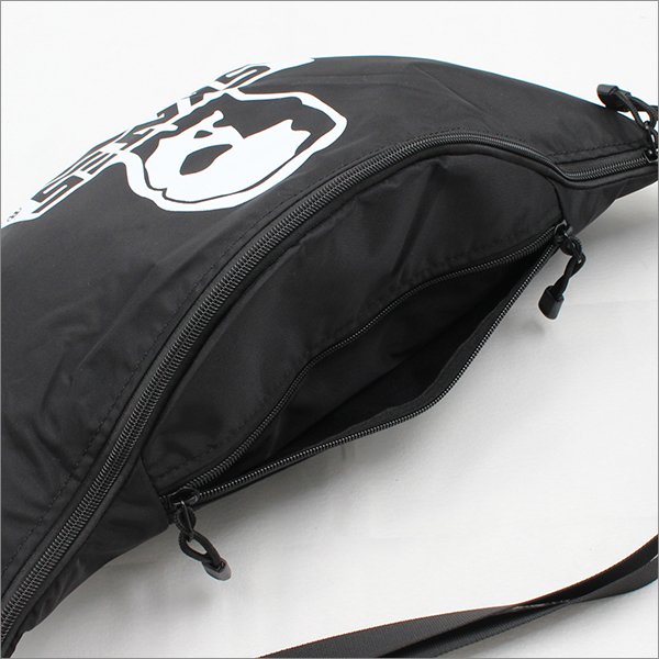 画像3: 【送料無料】SKULL SKATES スカルスケーツ SKULLロゴショルダーバッグ BLACK/WHITE (3)