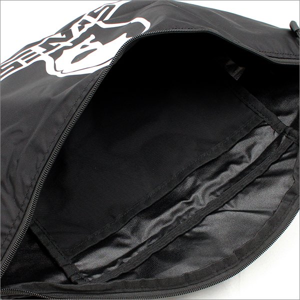 画像4: 【送料無料】SKULL SKATES スカルスケーツ SKULLロゴショルダーバッグ BLACK/WHITE (4)