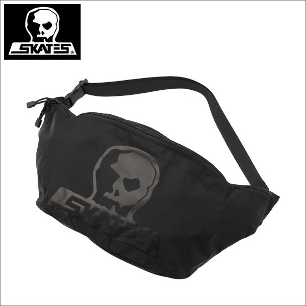 画像1: 【送料無料】SKULL SKATES スカルスケーツ SKULLロゴショルダーバッグ BLACKOUT (1)