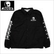 画像1: 【送料無料】SKULL SKATES スカルスケーツ Logo コーチJKT BLACK (1)
