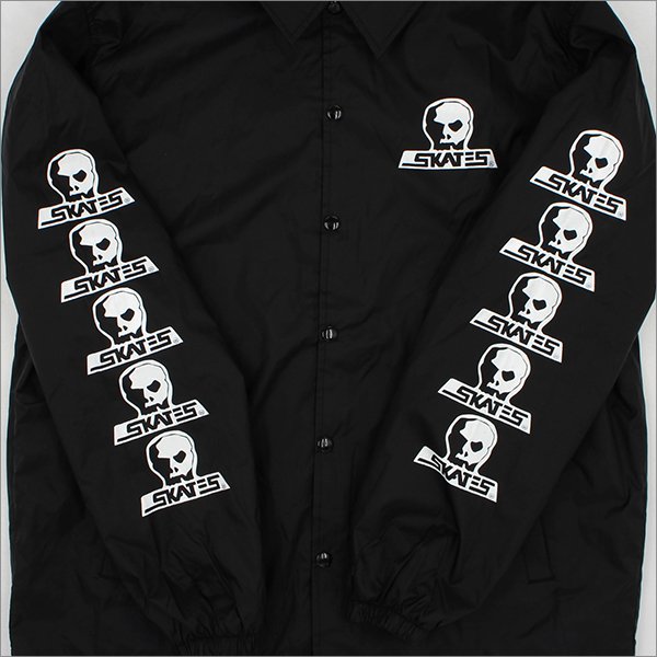 画像4: 【送料無料】SKULL SKATES スカルスケーツ Logo コーチJKT BLACK (4)