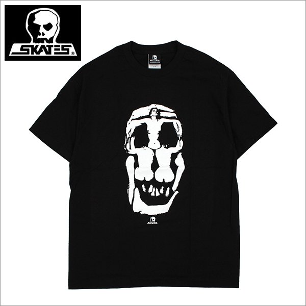 画像1: 【送料無料】SKULL SKATES スカルスケーツ LADY SKULL Tシャツ BLACK (1)