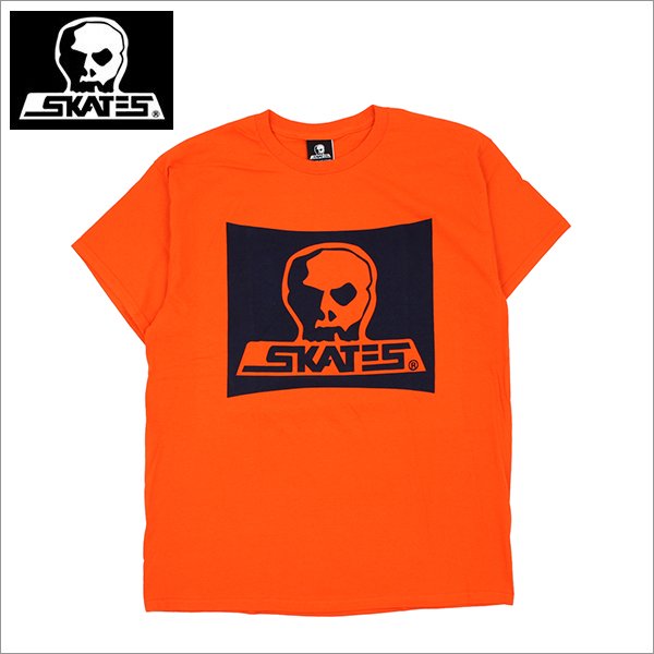 画像1: 【送料無料】SKULL SKATES スカルスケーツ SURF BIRD Tシャツ ORANGE/NAVY (1)