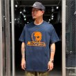 画像2: 【送料無料】SKULL SKATES スカルスケーツ UNION76 Tシャツ NAVY/ORANGE (2)