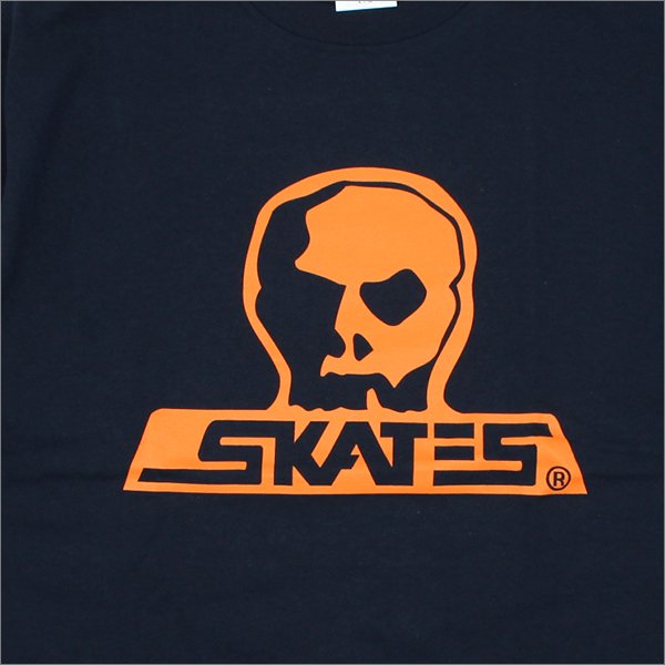 画像3: 【送料無料】SKULL SKATES スカルスケーツ UNION76 Tシャツ NAVY/ORANGE (3)