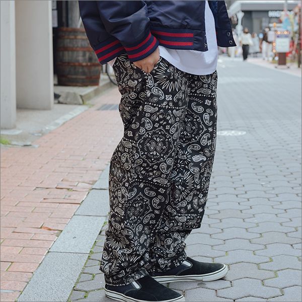 Chef Pants Paisley Black Mサイズその他