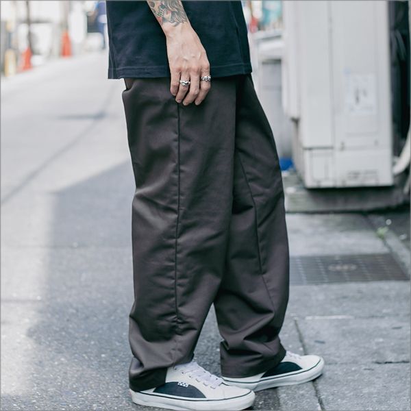 tatoo studio yamada work pants BLACK