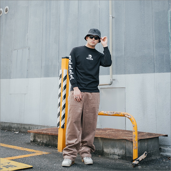 SKULLSKATES ロンTee