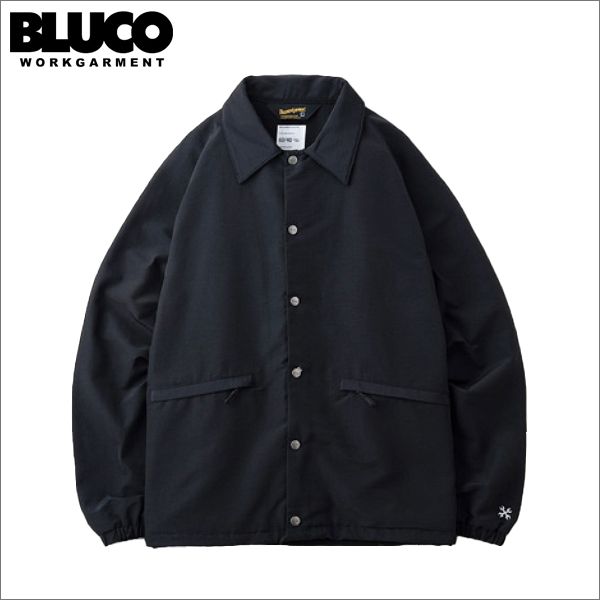 Mサイズ bluco ブルコ ステンカラーコート ブラック 黒 新品 水っぽ