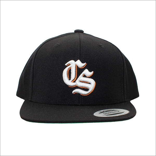 Saint Martin ブラック スナップバックキャップ CAPTAIN STREET キャップ