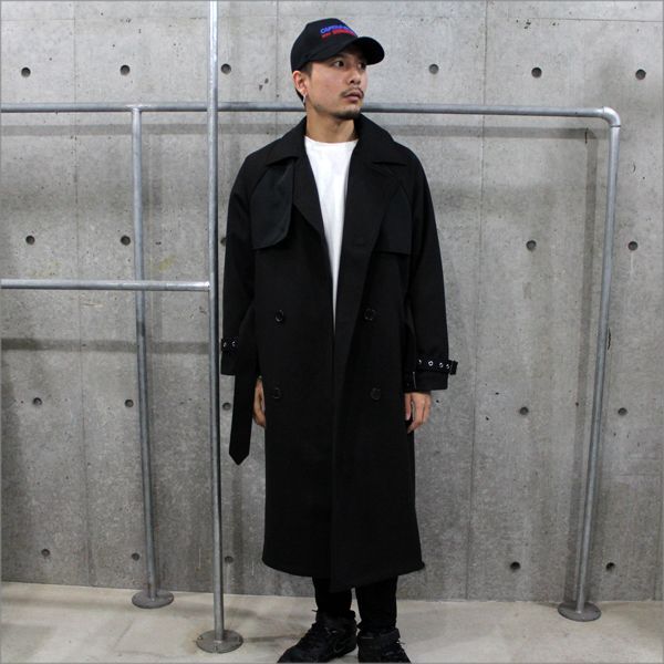 【Fano Studios】Oversized zip Trench coat