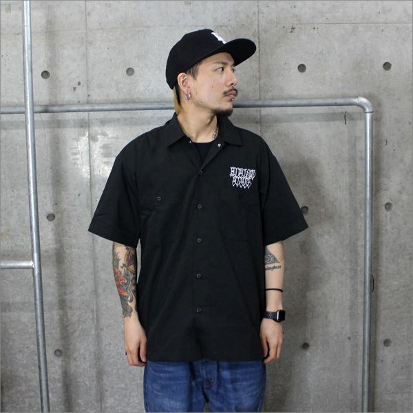 Kustom Style カスタムスタイル dickiesカスタムワークシャツ