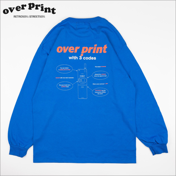 over print ロンTee