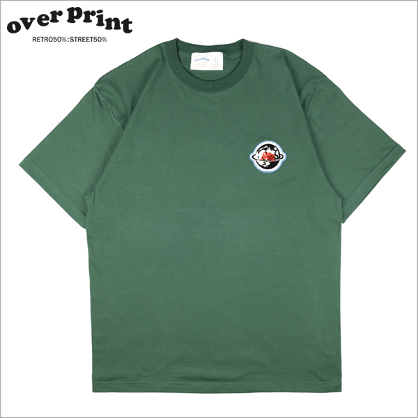 over print Tシャツ