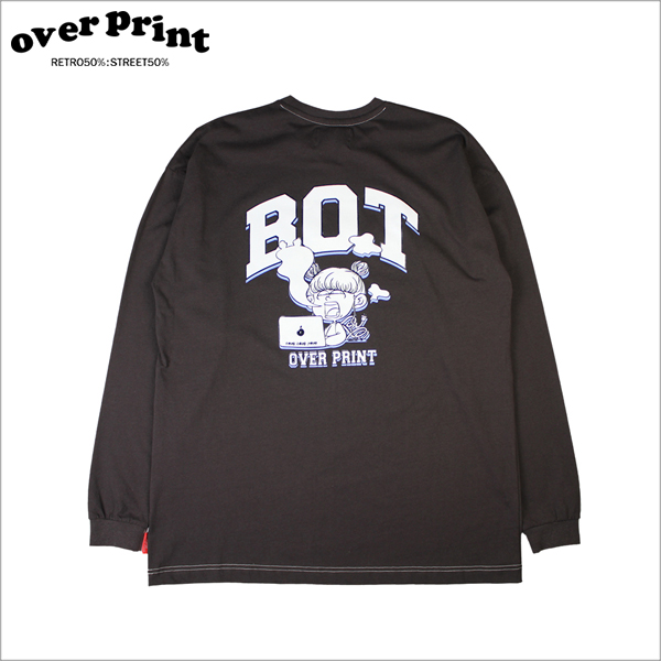 【税込?送料無料】 over print × zerozeroheroコラボ BOTスウェット トップス